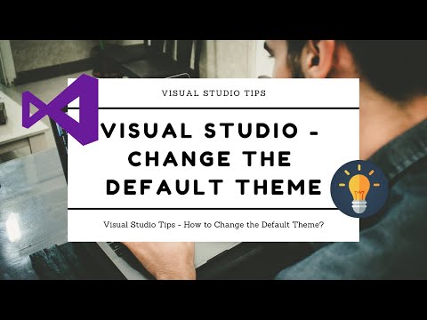 visual studio 2017 change theme